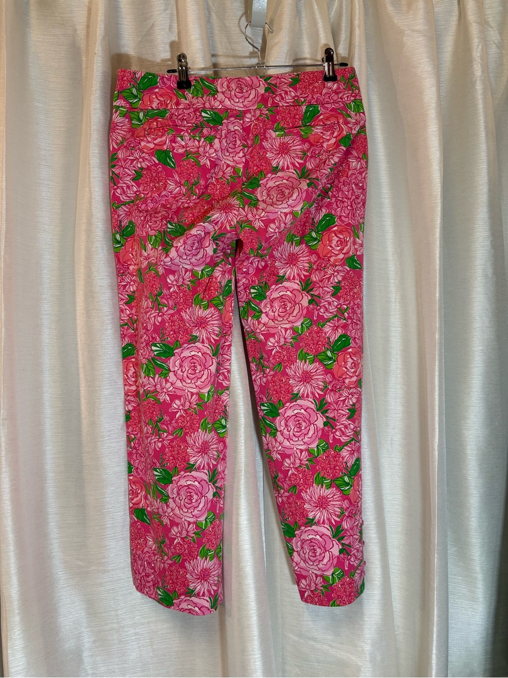 Lilly Pulitzer Palm Beach Fit Floral Ankle Pants Size 2 - Picture 7 of 8